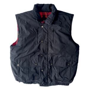 Patrician Vintage Men’s Large Black Puffy Vest